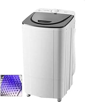 10Kg Spin Dryer, Energy & Power Saving Spinner, 360° Blue Light, 2800 RPM Portable Clothes Dryer