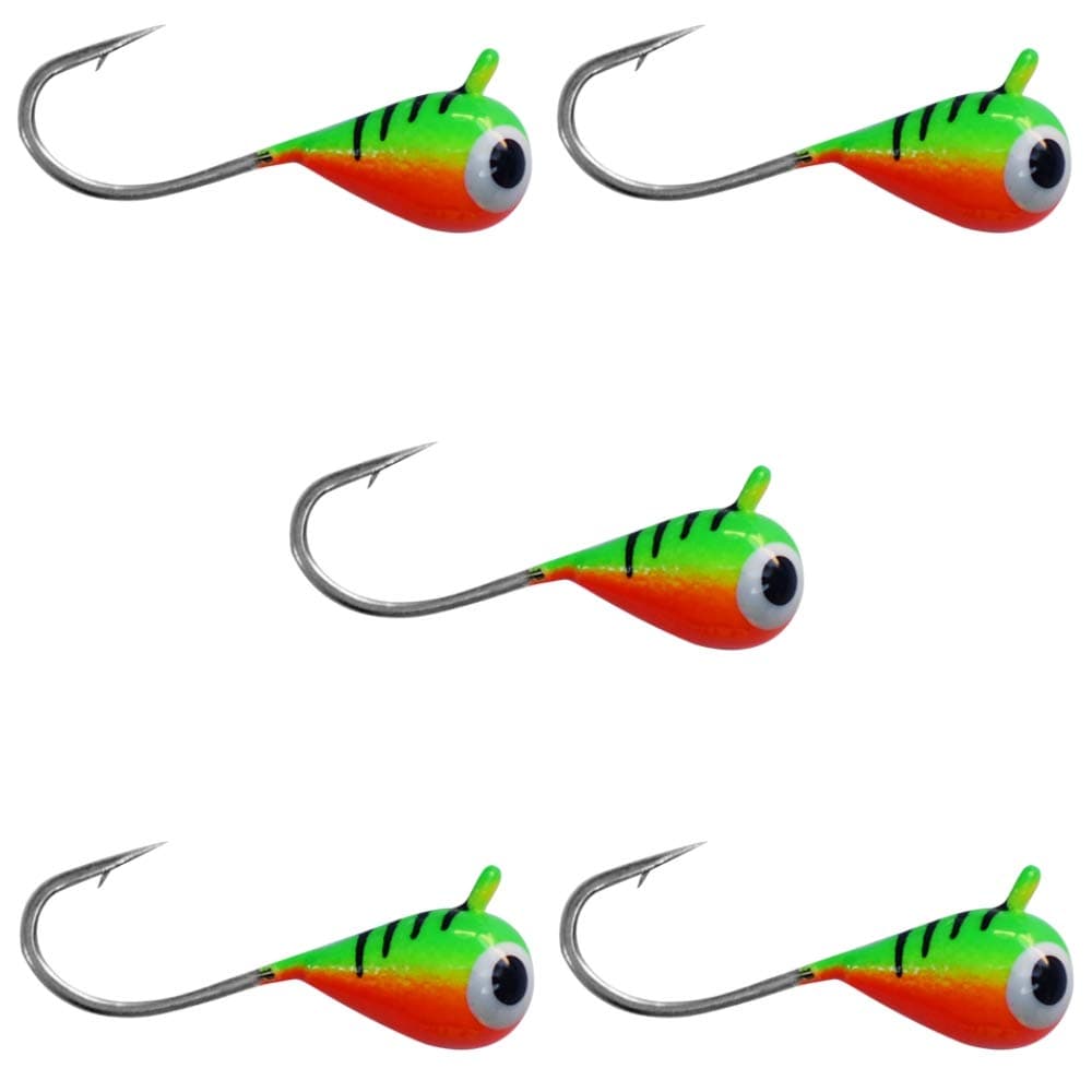 Bright UV Finish D-Style Tungsten JIGS (5-Pack)