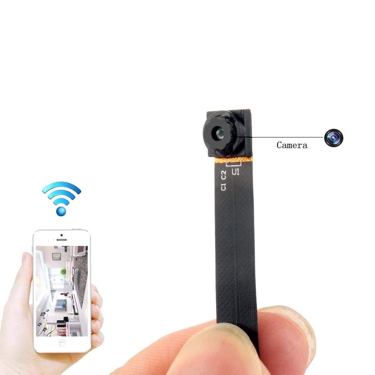 SANPROV Mini WiFi Camera๏ผWireless Camera Security Cameras Nanny Cam with Motion Detection