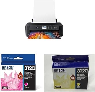 Expression Photo XP-15000 Wireless Color Wide-Format Printer - T312 Claria Photo HD Ink High Capacity Magenta & Yellow Cartridges