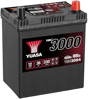 Yuasa YBX3054 12V 36Ah 330CCA Sealed Maintenance Free High Performance Car Battery