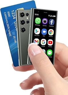 Mini Smartphone, S23 Pro Small 3G Mobile Phone 3.0'' Touch Screen 2GB RAM 16GB ROM Android 8.1 Dual SIM 1000mAh Super Mini Cellphone (Green)