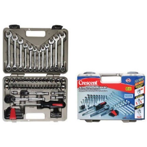 Crescent CTK70MP 70-Piece Mechanics Tool Set with Storage Case by Apex Tool Group
