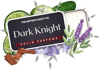 THE GIFTING CRAFT CO.™ Dark Knight Solid Perfume | Date Ready Pocket Size Body Fragrance for Men & Women - 10g