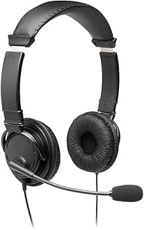 Kensington Hi-Fi Headphones With Microphone (K97603Ww), Black, Universal, Wired