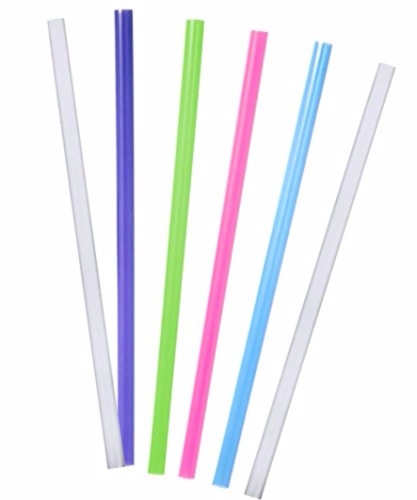 TUMBLER STRAW ASST 6PK