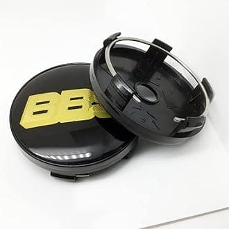 Set of 4 Car Hub Centre Caps for BBS 56mm ABS Aluminum Wheel Center Caps ABS Plastic Snap-On Fit Car Wheel Rim Caps,E