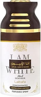 Lattafa Ana Abiyedh Leather Long Lasting Deodorant Perfumed Spray For Men & Women 250ml