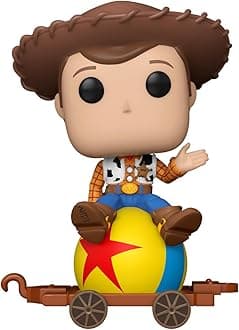 POP! Trains: Disney 100 - Woody on Luxo Ball - Disney Pixar: Toy Story - Collectable Vinyl Figure - Gift Idea - Official Merchandise - for Kids & Adults - Movies Fans