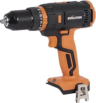 Power Tools R13CMB-Li Cordless Combi Drill with Variable Speed & Belt Clip - Battery NOT Included, Black/Orange,105-0001