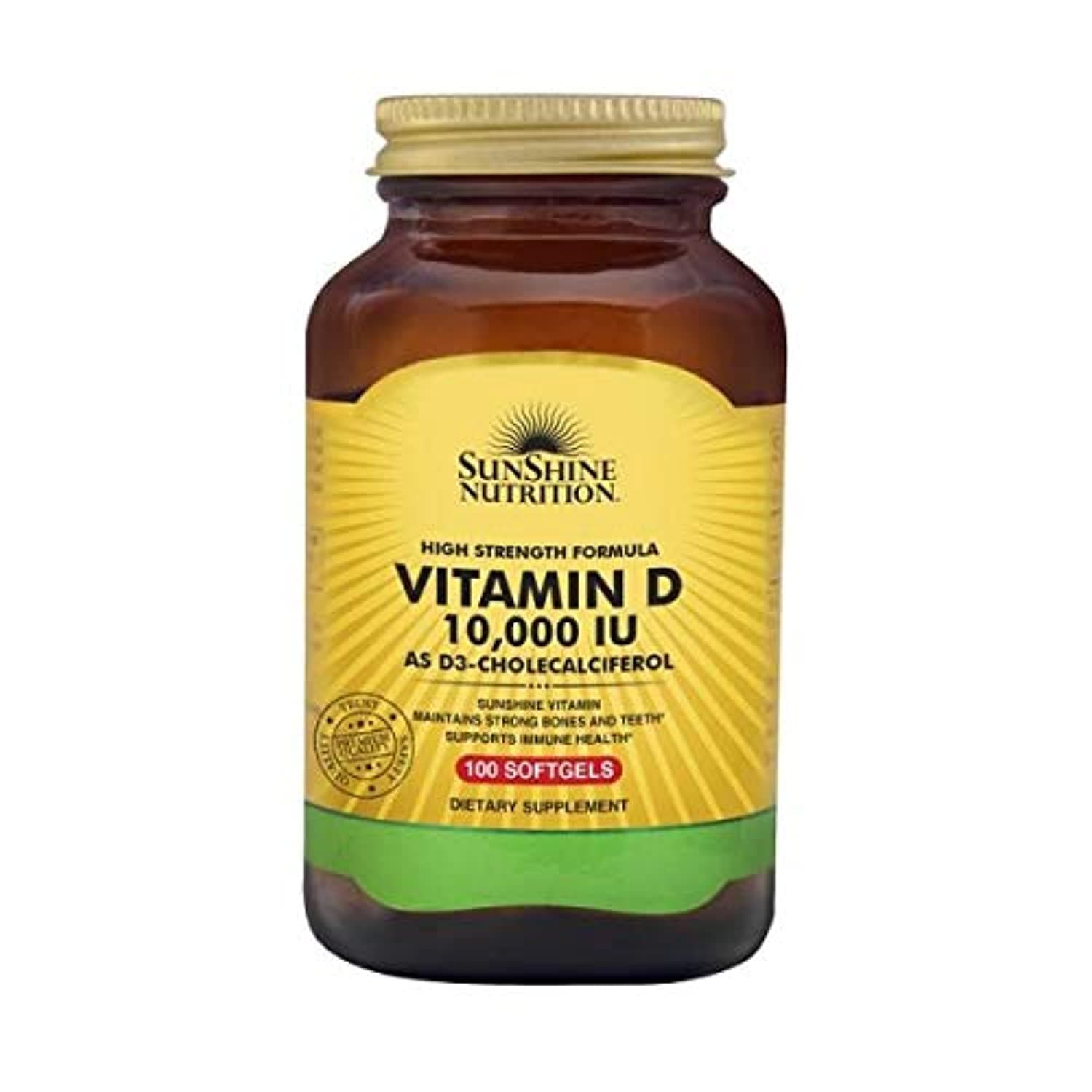 Vitamin D 10000 Iu Softgels 100'S