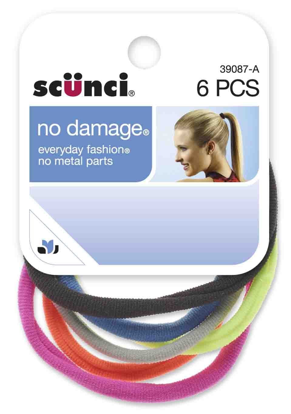 Scunci 3908703A048 Rolled Ponytailer 6 Count