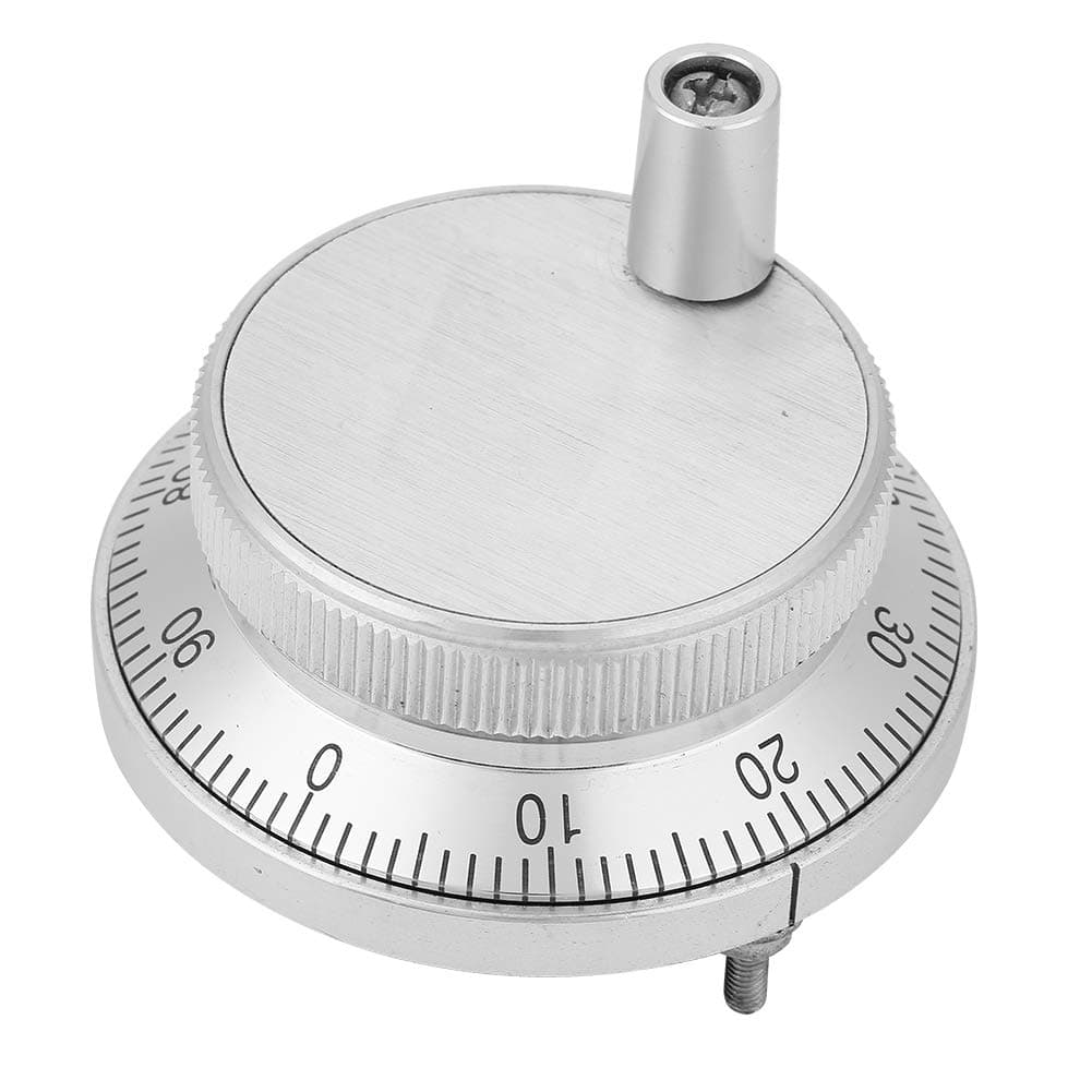 4 Terminal CNC Electronic Encoder Wheel Rotary Encoder Crank Handwheel 60mm Diameter Manual Pulse Generator Hand Wheel for CNC Numerical Control System