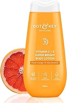 Vitamin C + E Super Bright Body Lotion for Deep Nourishing & Visibly Glowing Skin | Reduces Dark Spots & Tanning |With Triple Vitamin C & Niacinamide | For Women & Men | 250ml