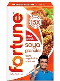 Fortune Soya Granules, 225/200 gm (Weight May Vary)