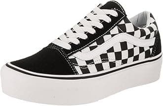 VansWomen's Low-Top Sneakers, Black White, US 10 Women/8.5 Men