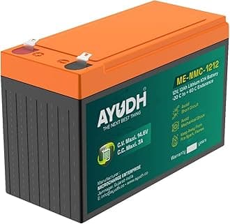 AYUDH 12V14AH Lithium-ION Battery for Agriculture Spray Pump,Solar Street Light ETC