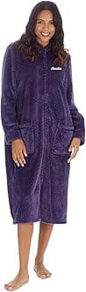 Style It Up Personalised Womens Robe Dressing Gown - Super Soft and Warm Fleece Bathrobe - Ideal for Gifting - Available in Range of Sizes and Colours