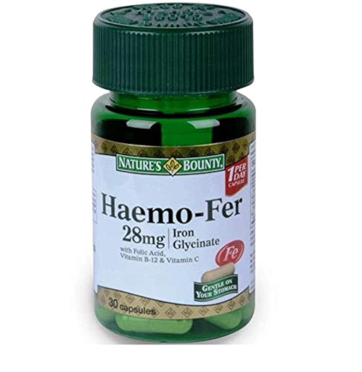 Nature's Bounty Haemo-fer 28mg Capsules 30's