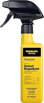 Sawyer Products Premium Permethrin Clothing Insect Repellent Trigger Spray, 12-Ounce