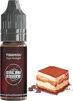 GALAXEJUICE Tiramisu High Strength Flavouring - 230+ Flavours - Galaxy Food Flavours - 10ml Bottle