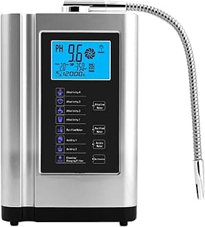 Alkaline Water Ionizer PH3.5-10.5 Hydrogen Generator Machine Purifier - 8000 Liters Filter - Intelligent Voice - LCD - Home Water Filter