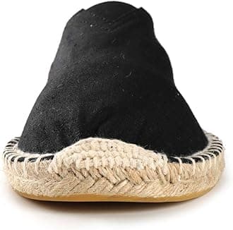 Alexis Leroy Women's Flat Espadrilles Canvas Shoes Slip on Espadrilles