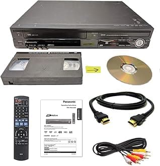 Panasonic VHS to DVD Recorder VCR Combo w/Remote, HDMI