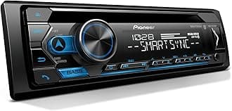 Pioneer Black CD Receiver with Built-in Bluetooth