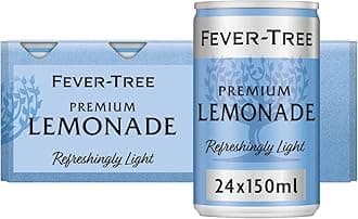 Fever-Tree Refreshingly Light Premium Lemonade 8 x 150ml (Pack of 3, Total 24 cans)