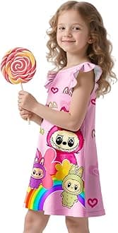 Girls Fashion Dress Kids Casual Graphic Playwear Lovely Dresses Dresses Birthday Gift