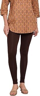 TWIN BIRDS Tailored Cut & Classic Fit Viscose Elastane Fabric Churidar Leggings for Women