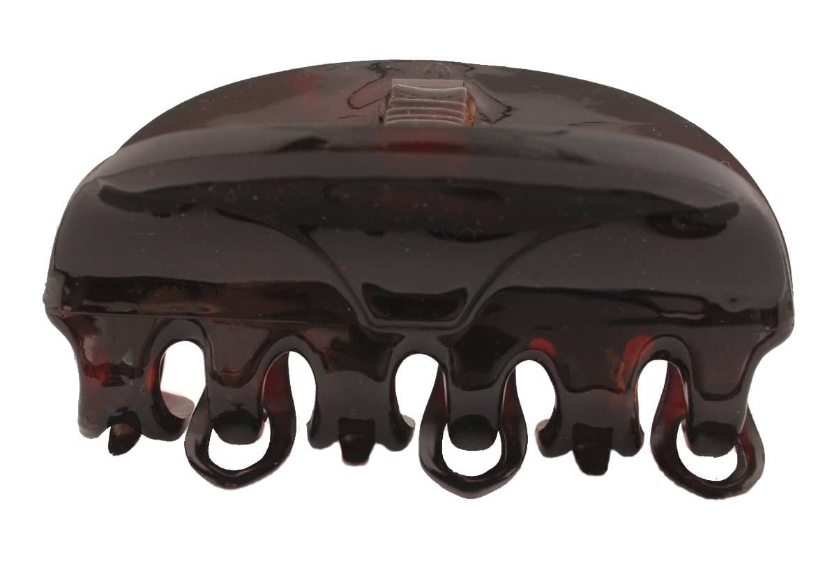 Caravan 0.5 oz Non Metal Rubber Spring Black Cave Hair Claw