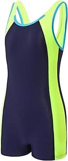 J.E Sterguard Athletic Girls' One Piece Swimsuits Girls Bathing Suits Pro for Practice Black Girl Swimsuit Size 6-16 1880-HP