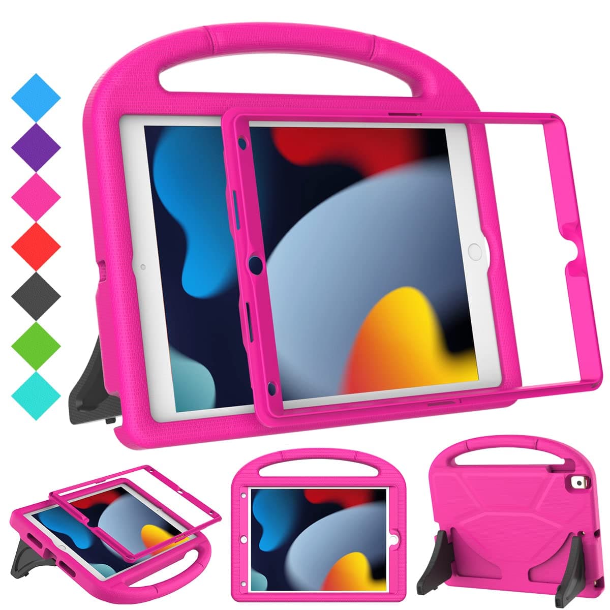 SUPLIK Kids Case for iPad 9th/8th/7th Generation - iPad 10.2 inch 2021/2020/2...