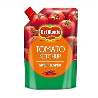 Del Monte Tomato Ketchup - Sweet and Spicy, 900 g | No MSG |100% vegan | Tomato Sauce