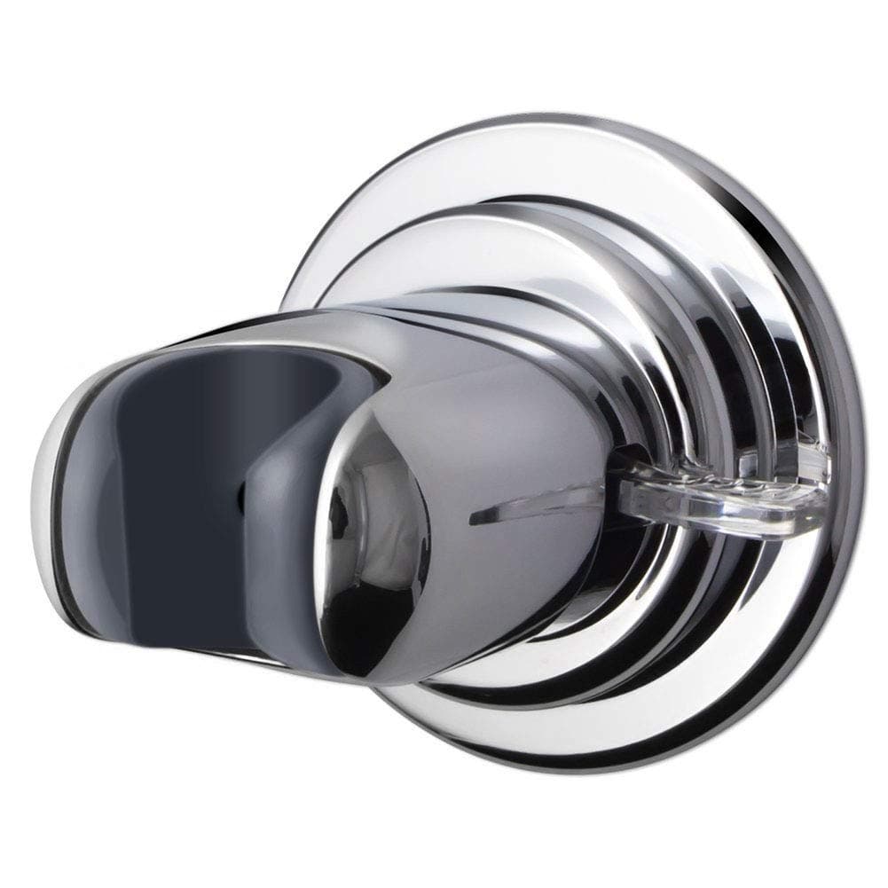 Vacuum Suction Cup Shower Head Holder with Swivel, Adjustable Removable Handheld Showerhead & Bidet Sprayer Adhesive Wall Mount Bracket - NO Drill, Heavy Duty, Waterproof, Reuseable