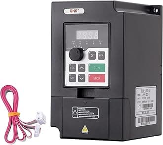 QNK 1.5KW 2HP AC 220V 7A VFD Converter Single to 3 Phase Inverter Variable Fr...