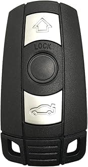 Replacement Key Fob Cover Case fits for BMW 1 3 5 Series X1 X3 X5 525i 530i E90 E92 E93 F10 Keyless Entry Key Fob Shell