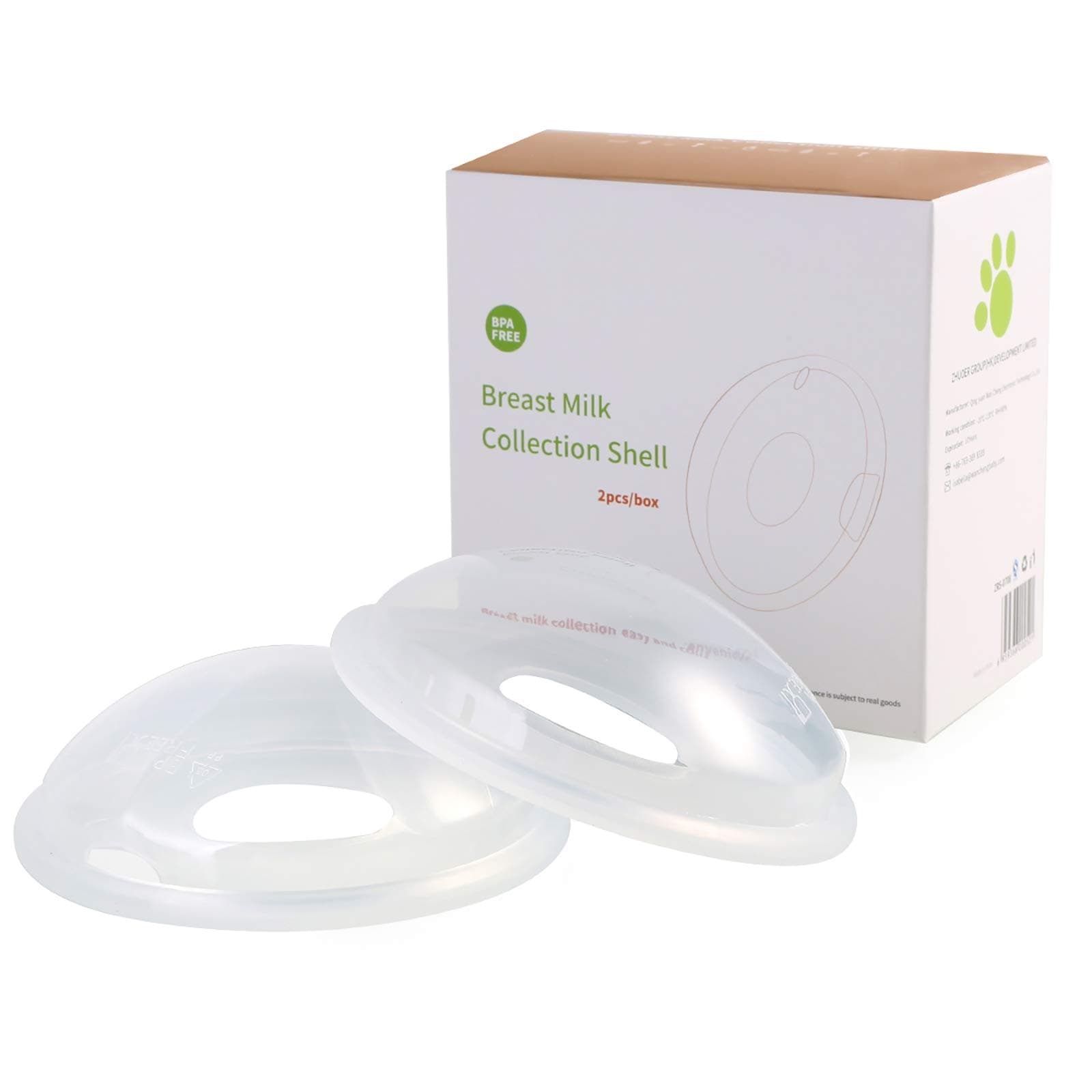2pcs Breast Shells, Reusable Breast Milk Collection Shell, Portable Breast Milk Saver Nursing Pads Cups Reusable Milk Saver for Breastfeeding Save Breastmilk