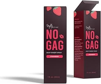 Deep Throat Spray | No Gag Sweet Strawberry | Mild Numbing Throat Spray for Deep Throating 1oz Precise Spray Nozzle | Travel Friendly Easy to Apply | Made in USA