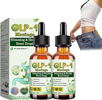 HHVB GLP-1 Health Boost Drops, HHVB GLP-1 Moringa & Health Boost Drops, Organic Moringa GLP-1, GLP-1 Supplement Drop, Gut & Digestive Immune & Energy Support (2)