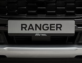 Ford Genuine Performance License Number Plate Holders Set Pair Black With White Bring On Tomorrow Logo x2 Front & Rear 2569816