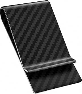 Carbon Fiber Money Clip Front Pocket Wallet Minimalist Wallet Slim Wallet Credit Card Holder