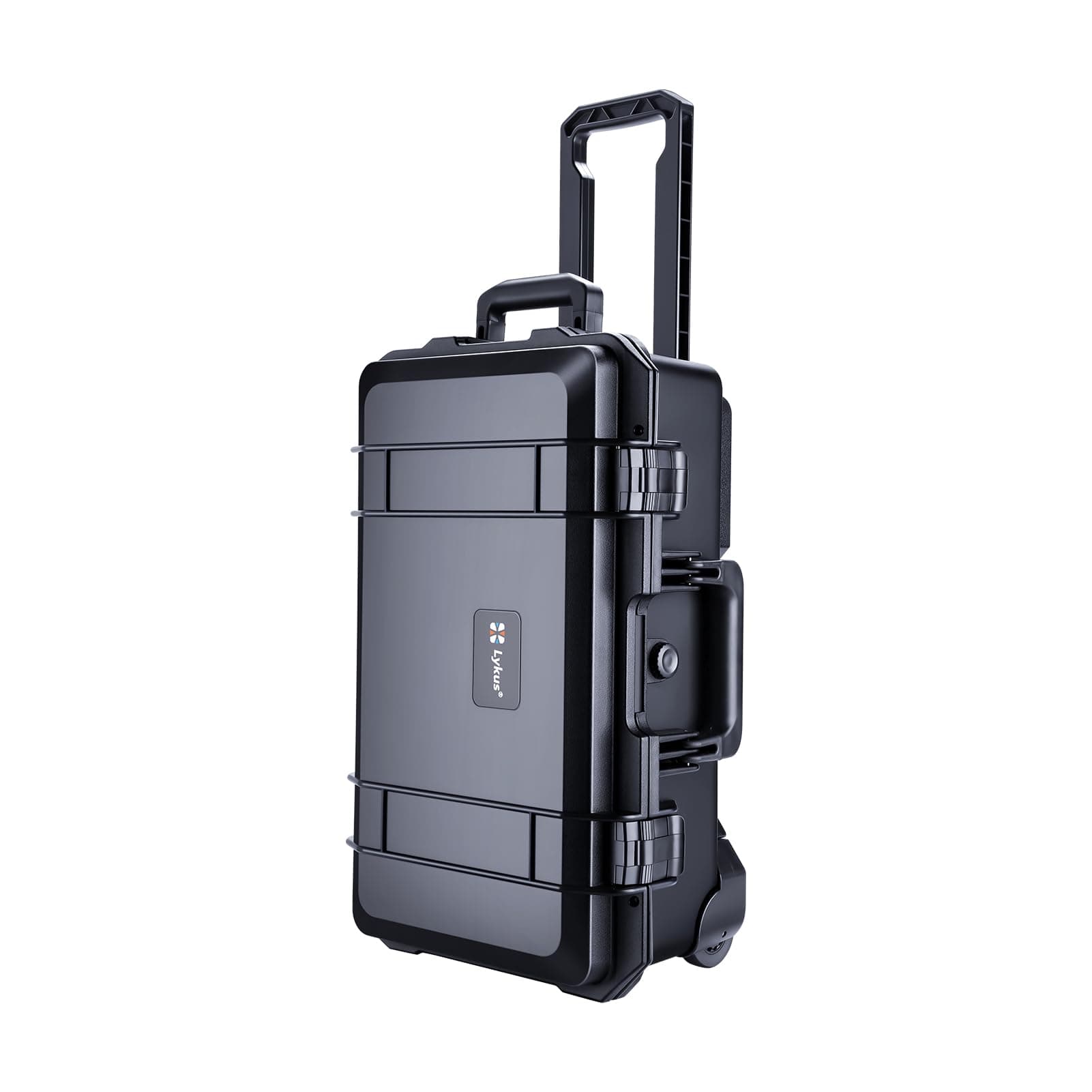 – Lykus HC-5120 Large Waterproof Hard Case with Wheels and Customisable Foam, Interior Size 51.6x28.8x18.5 cm, Suitable for Cameras, Lenses, Electronics and More
