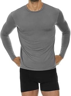 ThermajohnThermal Shirts for Men Long Sleeve Thermal Compression Shirts for Men Base Layer Cold Weather