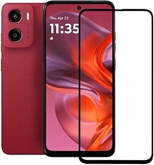 MoCoTech HD+ Edge-to-Edge Tempered Glass for Motorola Moto G05 4G / Moto E15 4G – Full Screen Protector Guard, 9H, Anti-Scratch, Bubble Free, Case Friendly, Ultra Clear with Easy Installation Kit