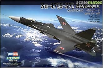 1:72 Scale Su-47 (S-37) Berkut Assembly Authentic Kit
