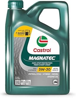 Castrol MAGNATEC 3416662 Stop-Start 5W-30 Full Synthetic Engine Oil for Petrol, Diesel and CNG Cars (3.5L)