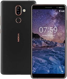 Nokia 7 Plus TA-1046 Dual Sim 64GB/4GB (Black) - Factory Unlocked - International Version - No Warranty in The USA - GSM ONLY, NO CDMA - Android One